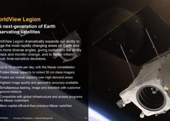 Maxar anticipates capital expenditure holiday after WorldView Legion launch