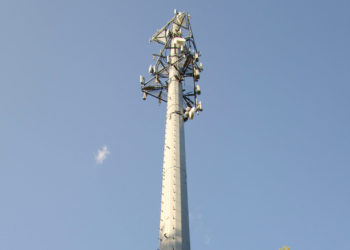 Photo of American Tower monopole tower in Burlington, Massachusetts