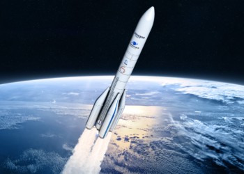 An artist's rendering of Arianespace's Ariane 6 rocket (Courtesy/Arianespace)