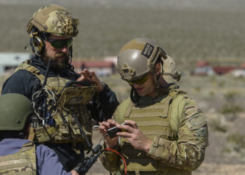 The U.S. military tests a Hand Held Link 16 radio