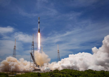 SpaceX's Transporter-5 mission carried Omnispace's second satellite into orbit in May. / Source: SpaceX