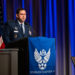 Then-Lt. Gen. B. Chance Saltzman speaks at an event in 2021. / Source: U.S. Space Force