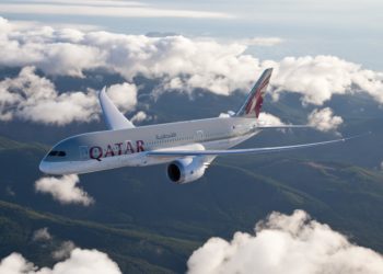 Qatar 787 Ln 58 air to air / Source: Inmarsat