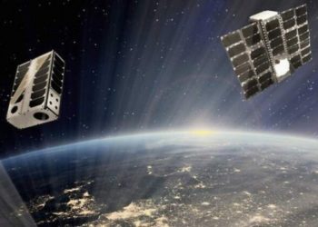 Sateliot satellites depicted on orbit. / Source: Sateliot