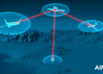 Airbus's UltraAir will connect aircraft with satellites over laser communications. / Source: Airbus