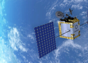 OneWeb satellite in low Earth orbit