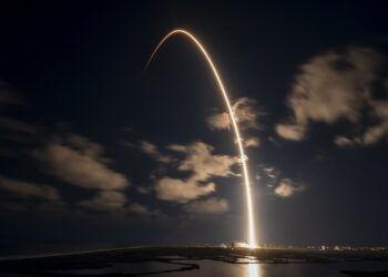 SpaceX launched 22 Starlink satellites on Oct. 17, 2023. (Courtesy/SpaceX)