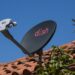 Pictured: A Dish Network satellite dish on the roof of a home. Dish is not a subsidiary of EchoStar (Courtesy/Dish)