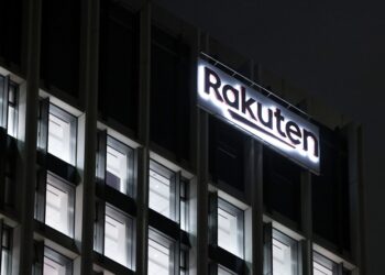 The Rakuten Group Inc. headquarters in Tokyo. (Courtesy/Kiyoshi Ota/Bloomberg)