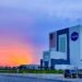 Sunset view of NASA's Kennedy Space Center in Cape Canaveral, Fla. (Photo/CBN)