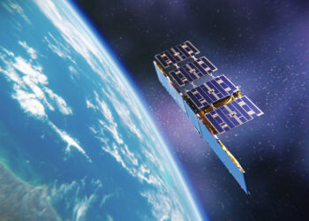 An artist's rendering of an ICEYE SAR satellite (Courtesy/ICEYE)