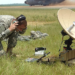 U.S. warfighter using an L3Harris satcom terminal (Courtesy/L3Harris)