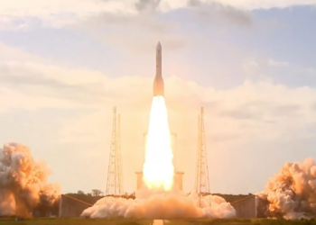 An artist's rendering of Arianespace's Ariane 6 launch vehicle (Courtesy/ESA)